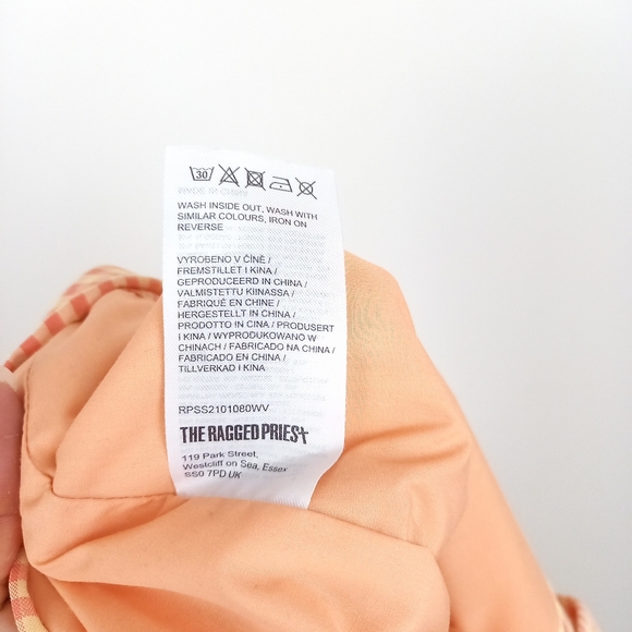 The Ragged Preist Daylight Woven Check Shorts Size Medium - Picture 10 of 10